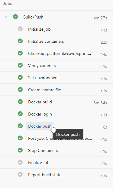 Docker push